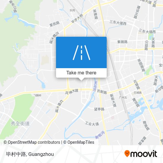 毕村中路 map