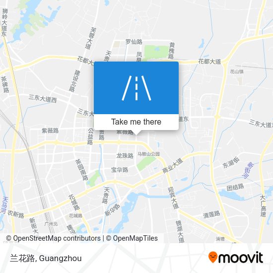 兰花路 map