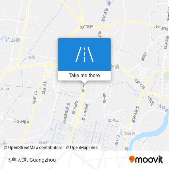飞粤大道 map