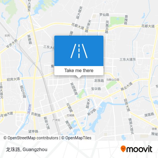 龙珠路 map
