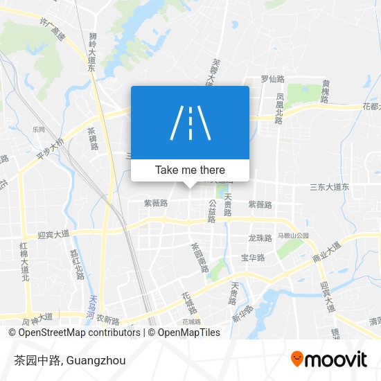 茶园中路 map