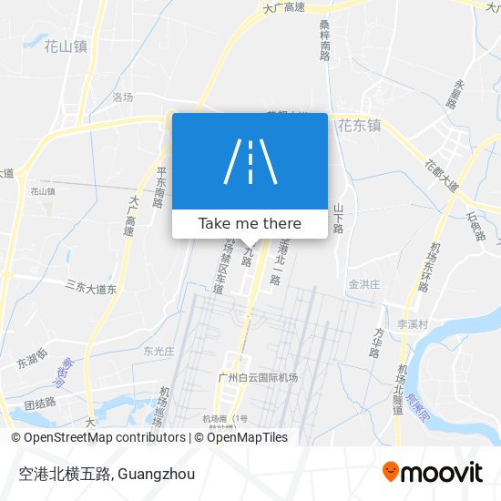 空港北横五路 map