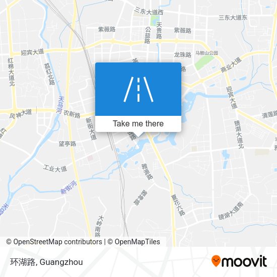 环湖路 map