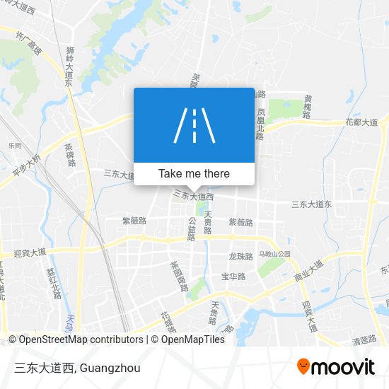 三东大道西 map