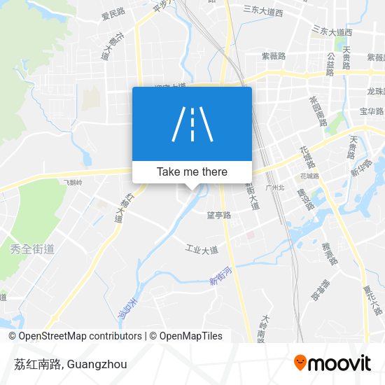 荔红南路 map