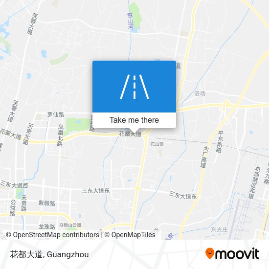 花都大道 map