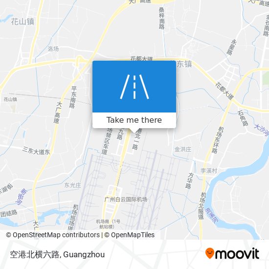 空港北横六路 map