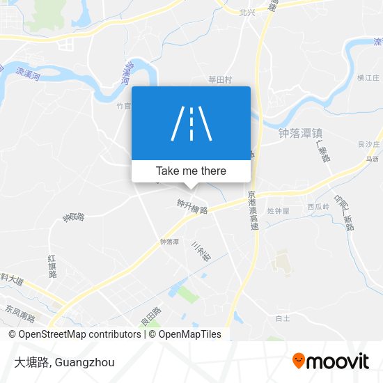 大塘路 map