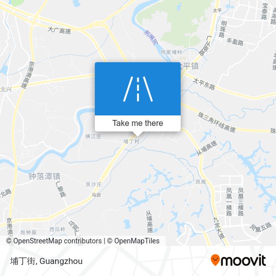 埔丁街 map