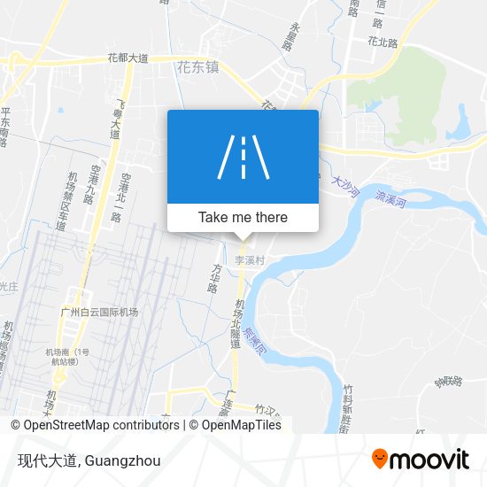 现代大道 map