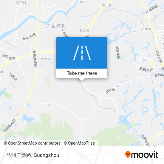 马洞广新路 map