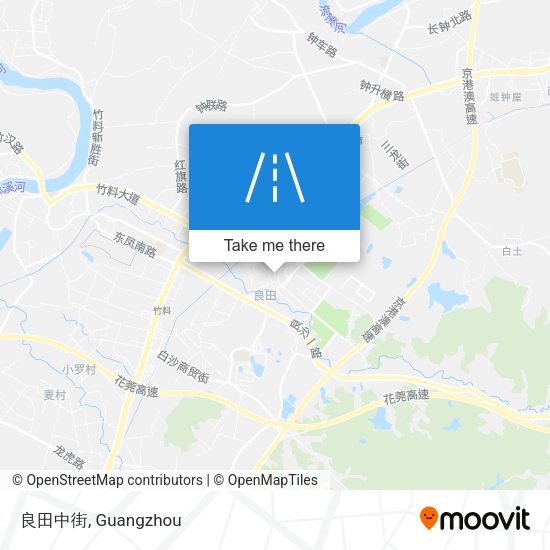 良田中街 map