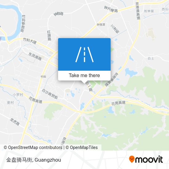 金盘骑马街 map