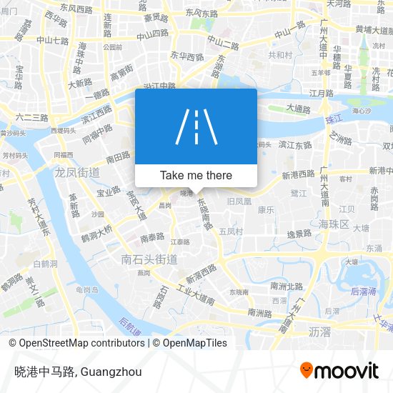 晓港中马路 map