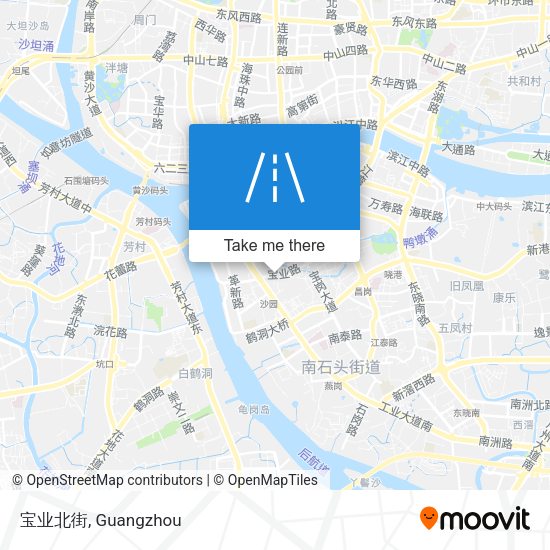 宝业北街 map