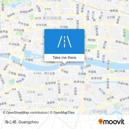 海心桥 map