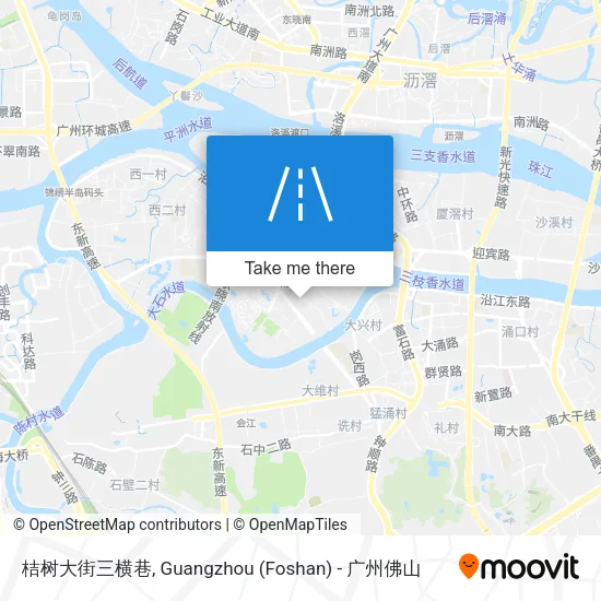 桔树大街三横巷 map