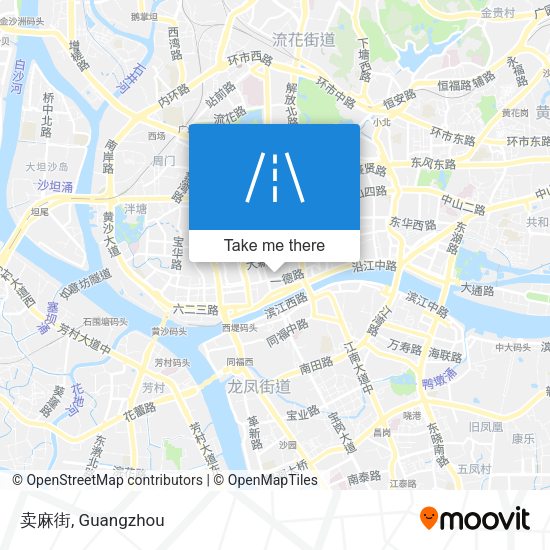 卖麻街 map