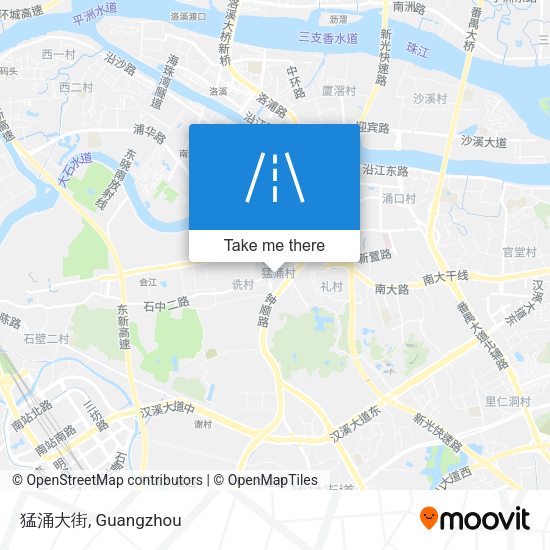 猛涌大街 map