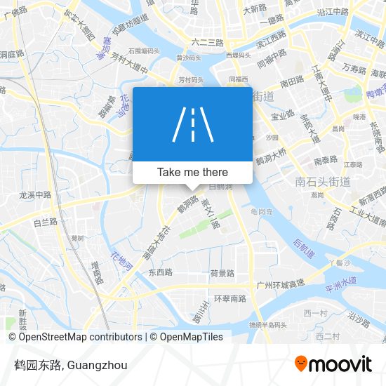 鹤园东路 map