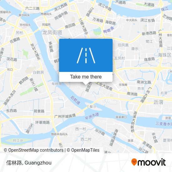 儒林路 map