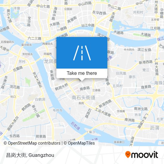 昌岗大街 map