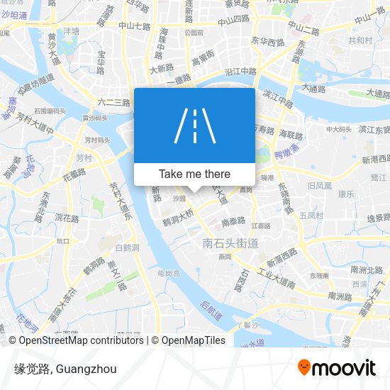 缘觉路 map