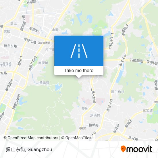 握山东街 map