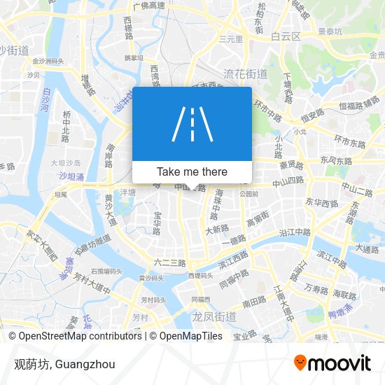 观荫坊 map