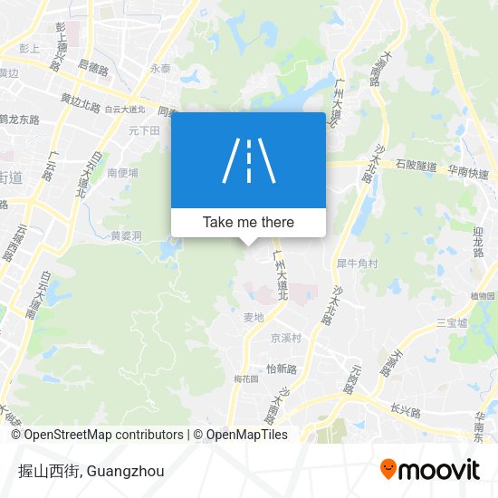 握山西街 map