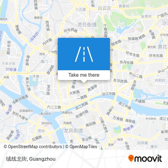 绒线北街 map