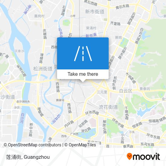 莲涌街 map