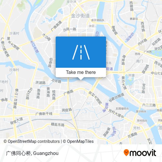 广佛同心桥 map