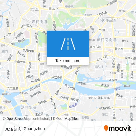 元运新街 map