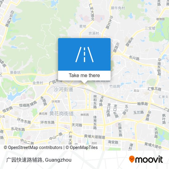 广园快速路辅路 map