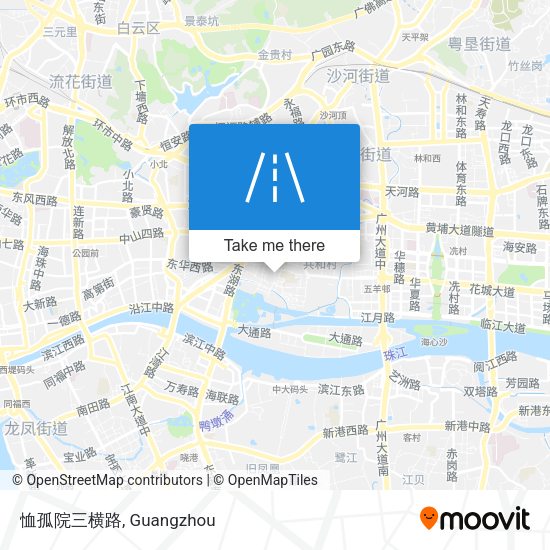 恤孤院三横路 map