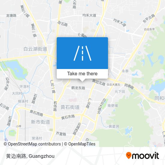 黄边南路 map