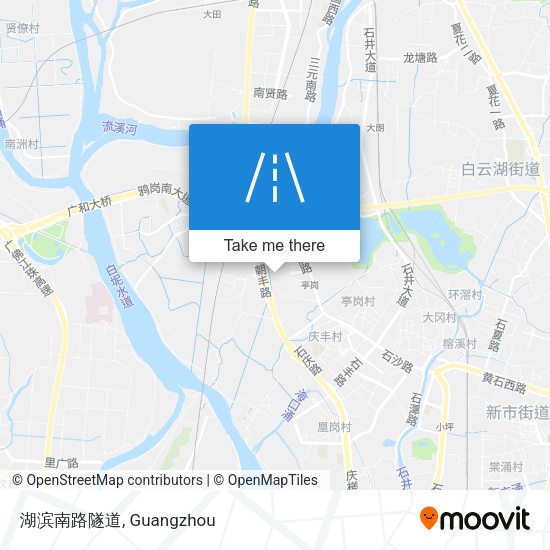 湖滨南路隧道 map