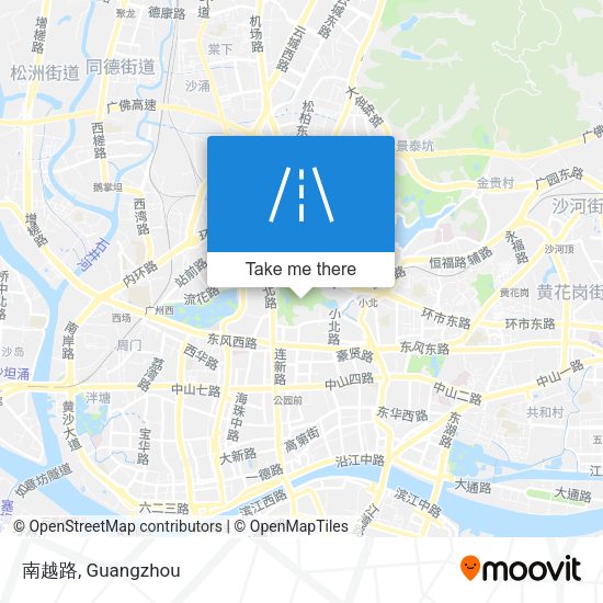 南越路 map