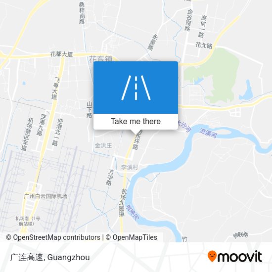 广连高速 map