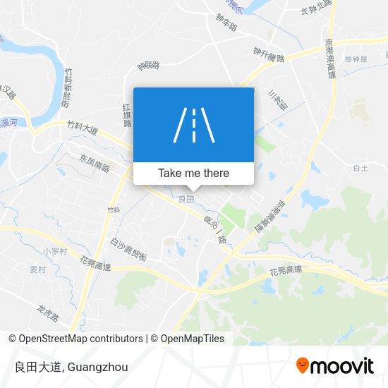 良田大道 map
