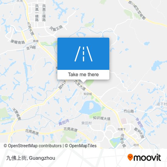 九佛上街 map