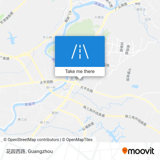 花园西路 map