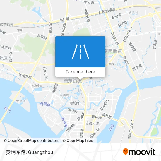 黄埔东路 map