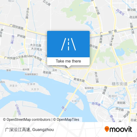 广深沿江高速 map