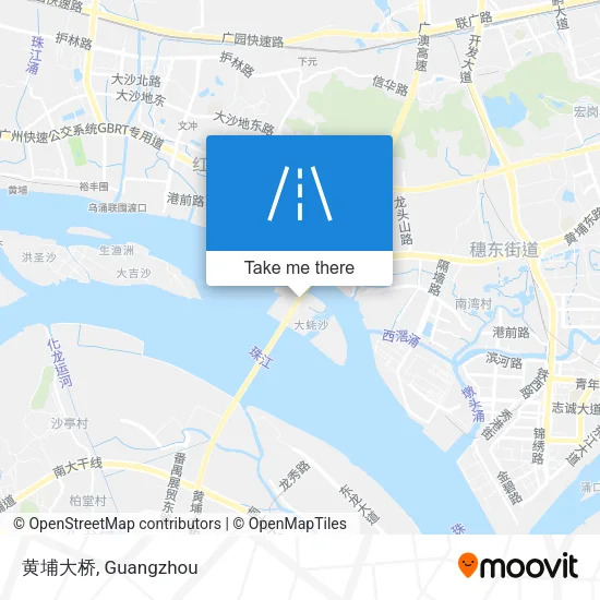 黄埔大桥 map