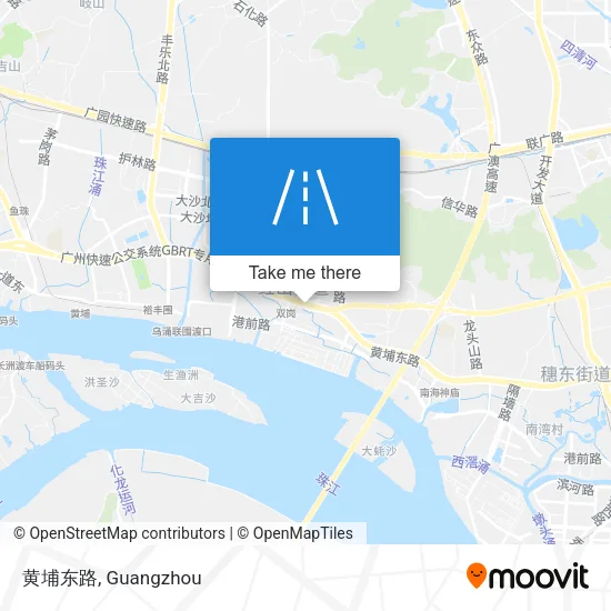 黄埔东路 map