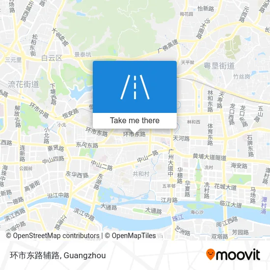 环市东路辅路 map