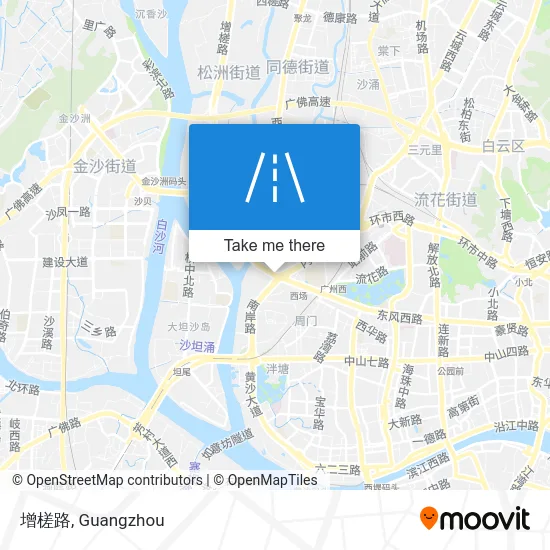 增槎路 map