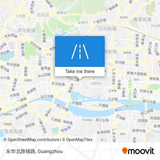 东华北路辅路 map